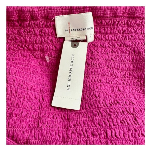 New Anthropologie DANIKA HALTER SMOCKED TANK NWT Size Small - Picture 8 of 8